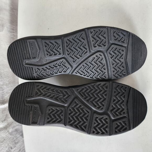 Skechers Shoes Mens 13 Slip Ins Loafers Black Leather Air Cooled Parson Oswin - Picture 7 of 13